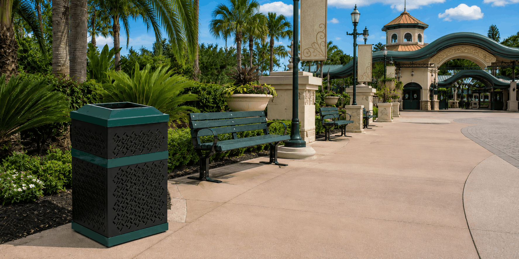 Best Trash Receptacles for Theme Parks
